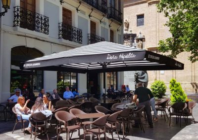 parasol hosteleria dona hipolita zaragoza
