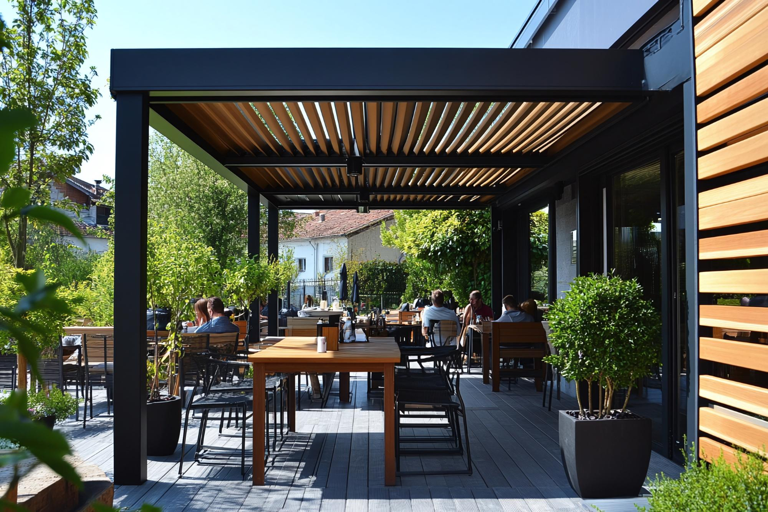 mantenimiento pérgola. Pergolas bioclimaticas en Zaragoza-