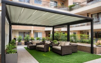 Cómo crear sombra en patios comunitarios sin obra mayor